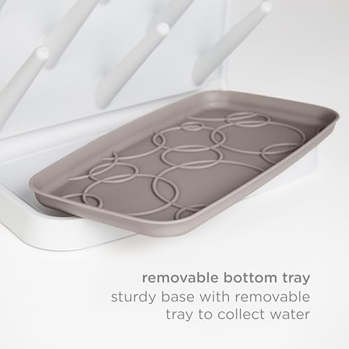 Ubbi Vertical Baby Bottle Drying Rack, Space Saving Countertop Drying Rack Baby - Image 5