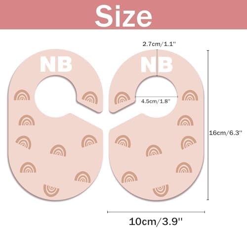 Baby Closet Dividers Durable Plastic Clothes Organizers 8 Pack - Image 3
