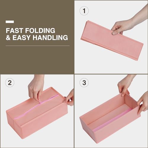 DIMJ Fabric Drawer Organizer Bins - Image 7