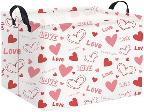 Rectangular Valentines Gift Basket by HIYAGON
