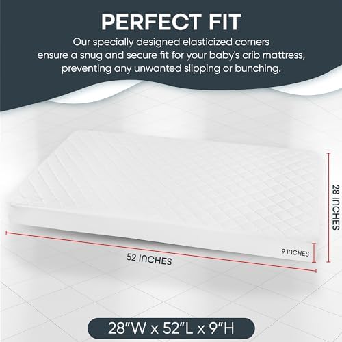 Masirs Crib Mattress Protector Cover - Image 3