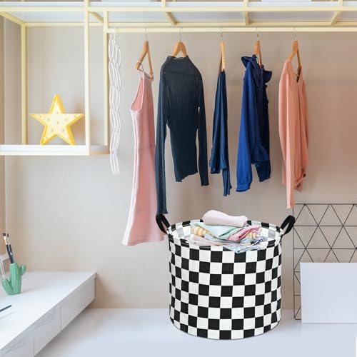 3 Pack Checkered Storage Baskets - Image 4