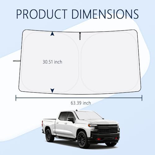 Car Windshield Sun Shade Compatible - Image 2