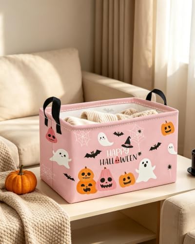 Essme Rectangular Halloween Basket, Kids Storage Bins Organizer - Image 5