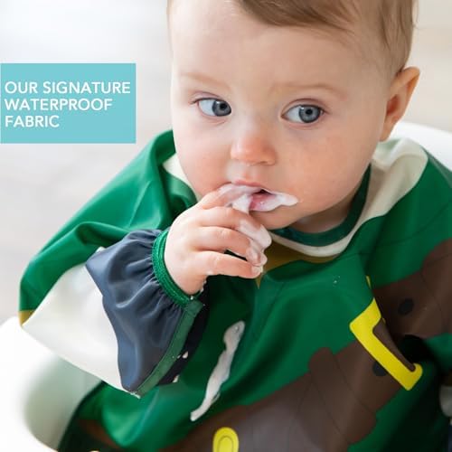 Bumkins Nintendo The Legend of Zelda Sleeved Bib and Snack Bag Set – Waterproof - Image 3