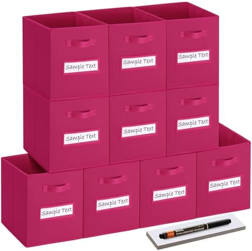 13x13 storage cube bins Foldable Fabric storage cubes by Artsdi