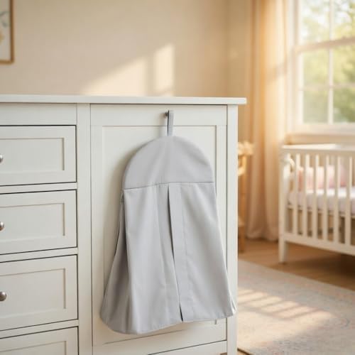 EVERYDAY KIDS Hanging Nursery Diaper Storage Organizer Portable Foldable Diaper - Image 7