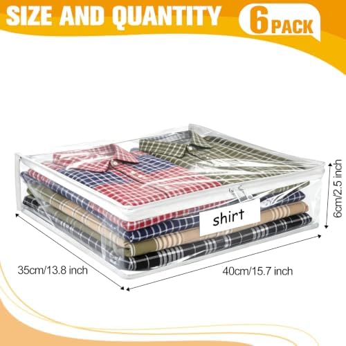 Plastic Storage Bags with Easy-Glide Zipper, Durable Clear Vinyl Zippered - Image 3