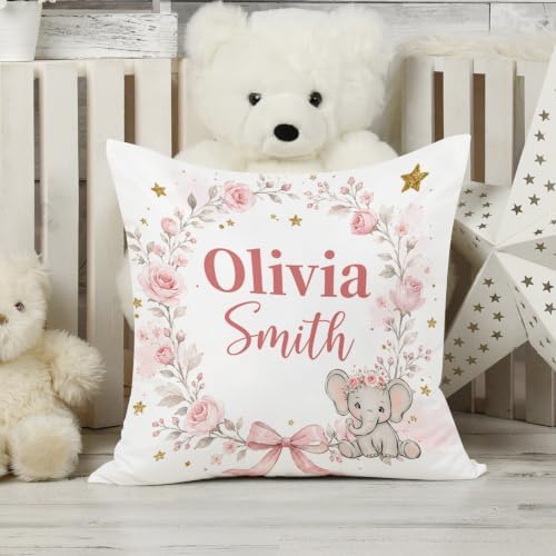 Custom Baby Girl Minky Crib Bedding Set, Elephant Bedding 3 Pcs Set - Image 7