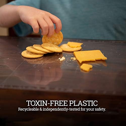 Clear Disposable Placemats for Baby, Sticky Transparent Table Mat - Image 3