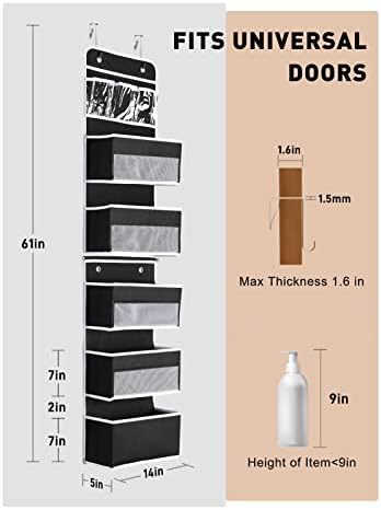 Yecaye 2-in-1 Over The Door Organizer - Image 5