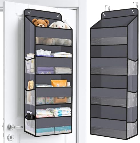Over The Door Organizer Storage behind Door Hanging Organizer by WiseLife