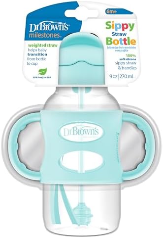Dr. Brown's Wide-Neck Sippy Straw Bottle by DrBrowns