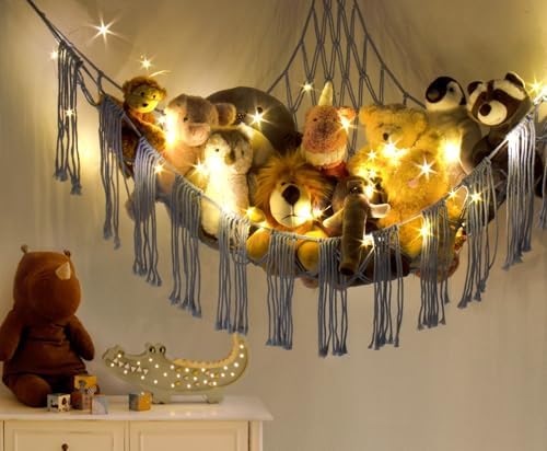 RelaxScene Stuffed Animal Hammock Corner Storage - Image 6