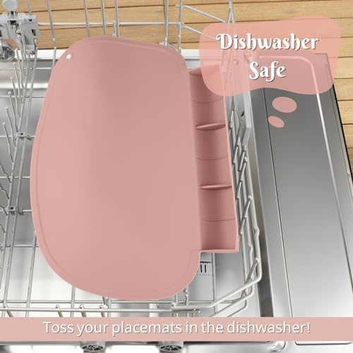 Silicone Placemat with Food Catching Pockets - Image 5