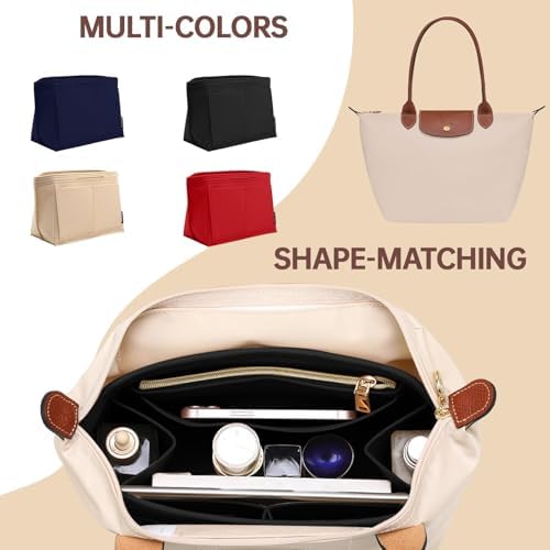OPPOSHE Purse Organizer Insert for Longchamp Le Pliage, Premium Felt Long Champ - Image 5