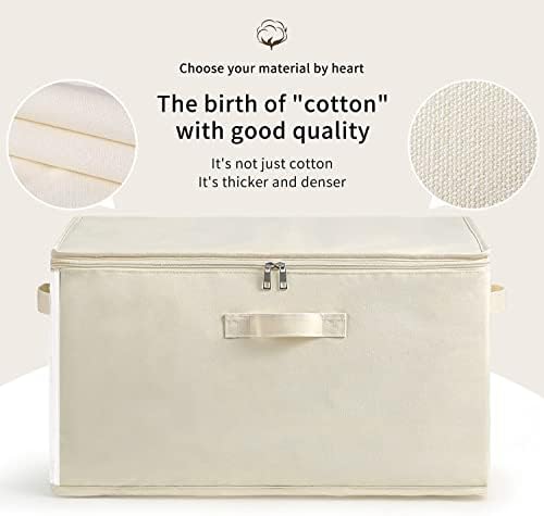 3 Pack Canvas Comforter Storage Bags - Image 4