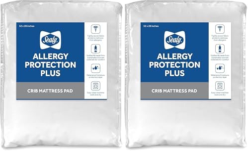 Sealy Baby Allergy Protection Plus Fitted Waterproof Infant Crib Mattress by SealyBaby