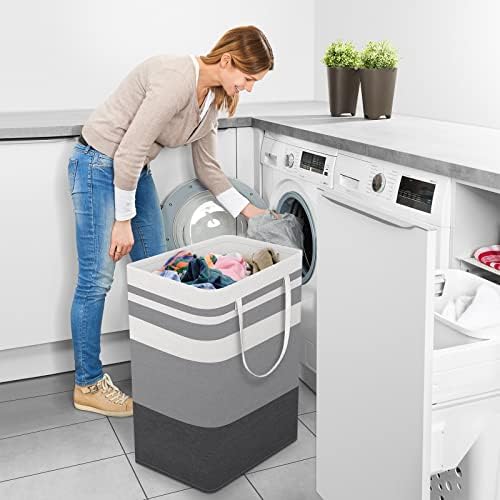StorageRight Large Collapsible Laundry Basket Hamper - Image 6