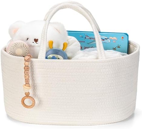 Diaper Caddy Organizer, Gift Basket by KODOMOORE