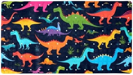 Bathtub Mat Non Slip 26.8x15.1In, Dinosaurs Bath Mat by Anna+Cowper