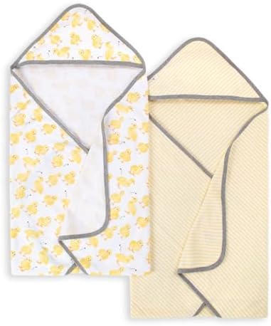 Burt's Bees Baby Infant Hooded Towels, Unisex Bath Essentials by BurtsBeesBaby