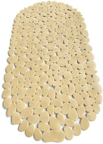 “Pebbles” Non-Slip Bathtub & Shower Mat 27”x14” Oval - Image 3
