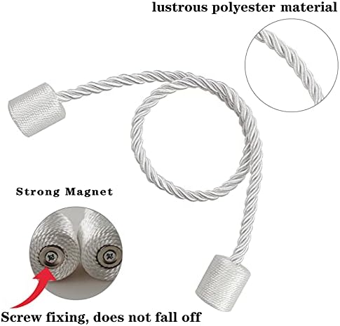 Magnetic Curtain Tiebacks Holdbacks Decorative Tie Backs - Image 3