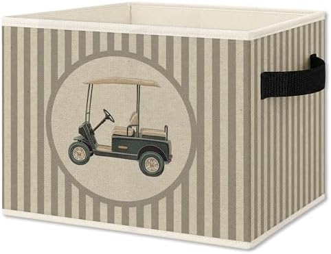 Vintage Golf Nursery Storage Bins Box by Unknown