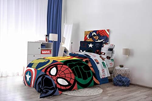 Jay Franco Marvel Avengers 5 Piece Twin Comforter Set, Bed in a Bag - Image 7