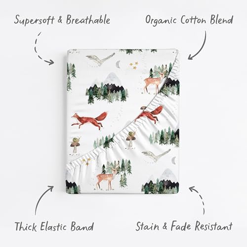 Sorrel + Fern Baby Bassinet Sheets 2-Pack - Image 2