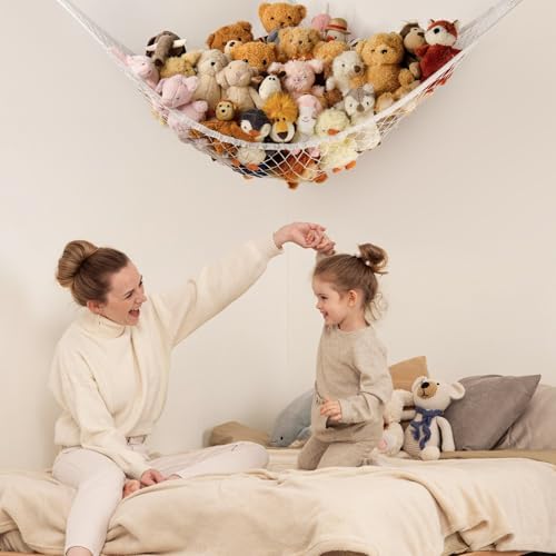 Stuffed Animal Storage Hammock Net Corner - Image 2