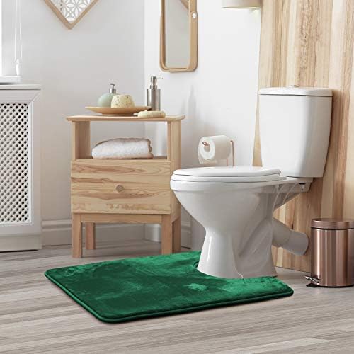 Clara Clark Bathroom Rugs, Velvet Memory Foam Bath Mat, Machine Washable Bath - Image 2