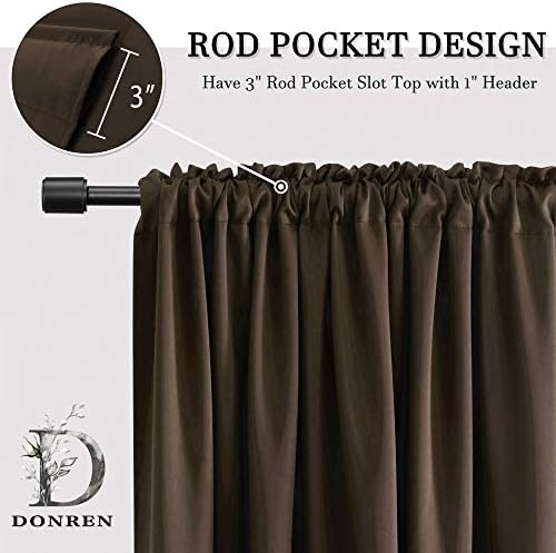 DONREN Coffee/Brown Valances for Cafe - Image 3