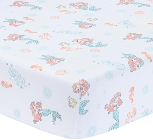 Bedtime Originals Disney Baby The Little Mermaid 3-Piece Baby Crib Bedding Set - Image 4