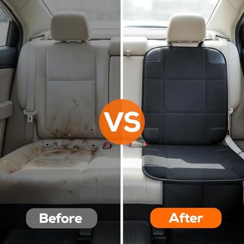 VLM 2 Pack Car Seat Protector for Child Car Seat, Waterproof Padded Cover - Image 7