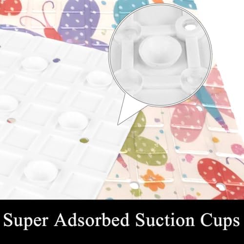 Shower Mat Non Slip, Butterflies Anti Slip Bath Mat - Image 3