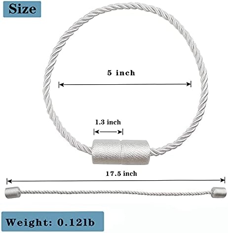 Magnetic Curtain Tiebacks Holdbacks Decorative Tie Backs - Image 2