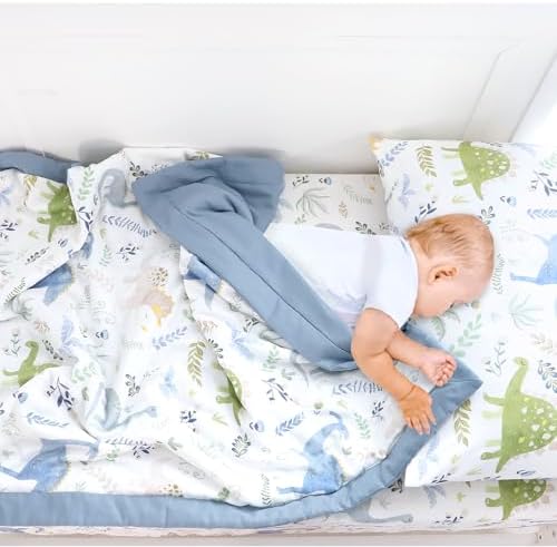 Pea Pod Muslin Toddler Bedding Set 3-Piece - Image 7