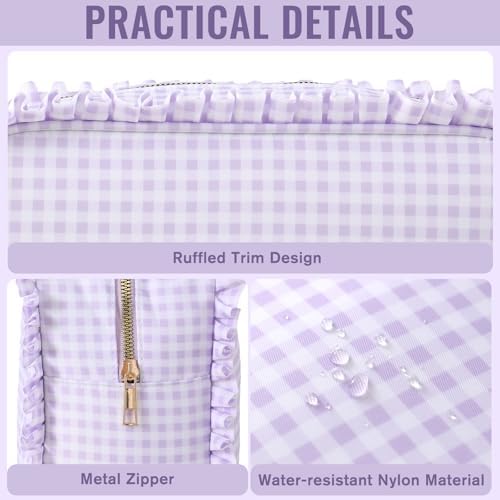 Ruffled Makeup Bag - Image 4