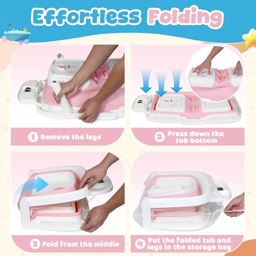 Orzbow Collapsible Baby Bathtub - Image 6