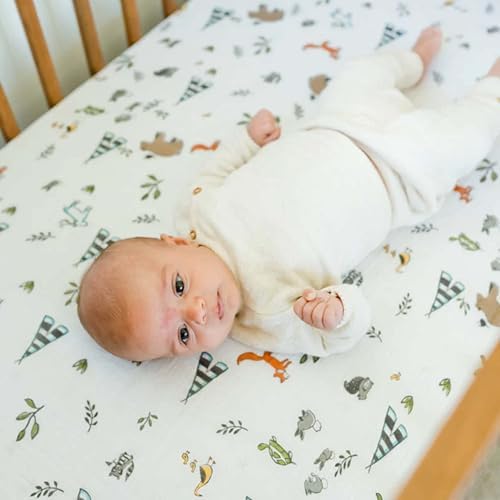 Little Unicorn Premium Crib Sheet | Breathable & Super-Soft Muslin Fabric - Image 6