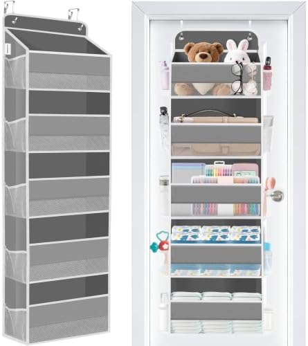 Over The Door Organizer Storage Large Capacity Hanging Bedroom Storage by WiseLife