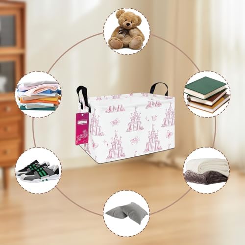Rectangular Castle Storage Basket - Image 6