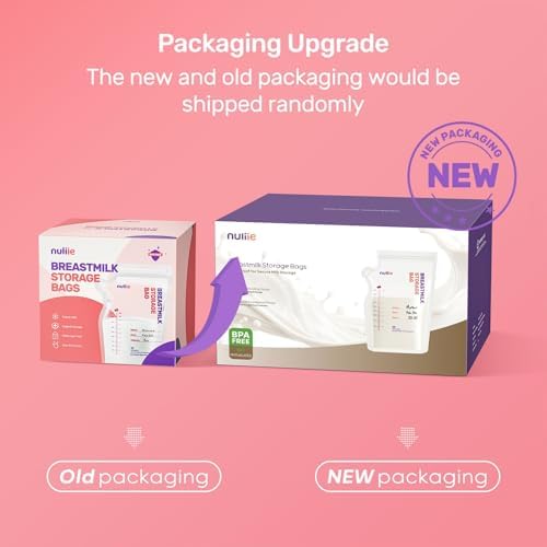 Nuliie 80 Pcs Breastmilk Storage Bags Freezer BPA-Free - Image 2