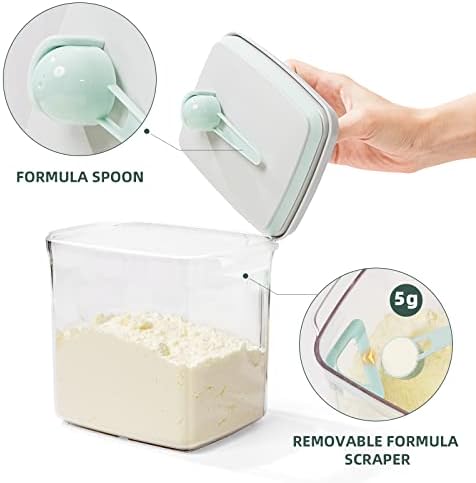 Formula Container, 1700ml Airtight Pop-Top Milk Powder Canister - Image 5