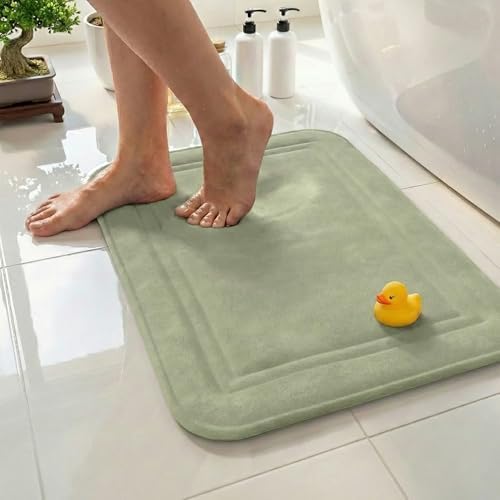 ITSOFT Memory Foam Bath Mat 59X23, Non Slip, Machine Washable, Quick Dry & by ITSOFT