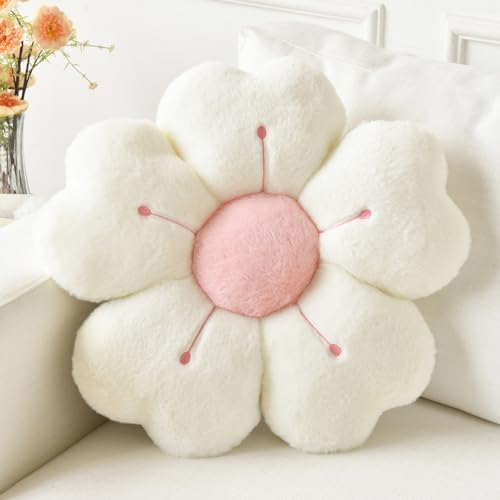 Flower Pillow, Cute Daisy Decorative Throw Pillows, 19.6 Inches by Ddliury