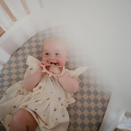 mushie Extra Soft Muslin Fitted Crib Sheet | 192 Thread Count | 28"x 52" - Image 3