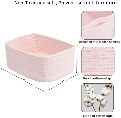 XUANGUO Small Woven Storage Baskets - Image 2